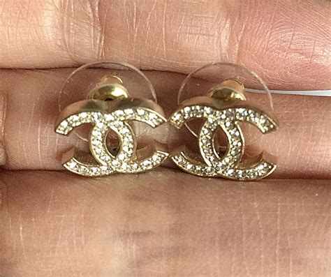 fake chanel earrings uk|vintage chanel cc earrings price.